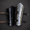 Steel Balthasar Greaves  Handmade Knight Shin Guards  Medieval LARP Leg Armour
