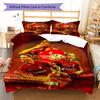 Arsenal F.C  Pattern Bedding Quilt Set Quilt Cover Pillowcase Home Decoration Birthday Gift (1 * duvet cover + 2 * pillowcase, without core)