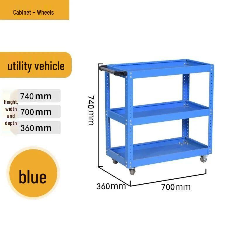 Heavy-Duty Multi-Functional Mobile Tool Cabinet with Double Doors