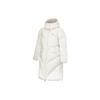 Li Ning Sports Lifestyle Series Off-Season Stock Pure Color Hooded Warm Long Down Jacket Women Outerwear AYMT116-1