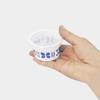 Torne Small Fruit Cups with Lids, Blue and Floral Pattern, Pack of 6 (2 Patterns X 3 Packs), Convenient for Portioning Desserts, 7cm Diameter X 4cm He