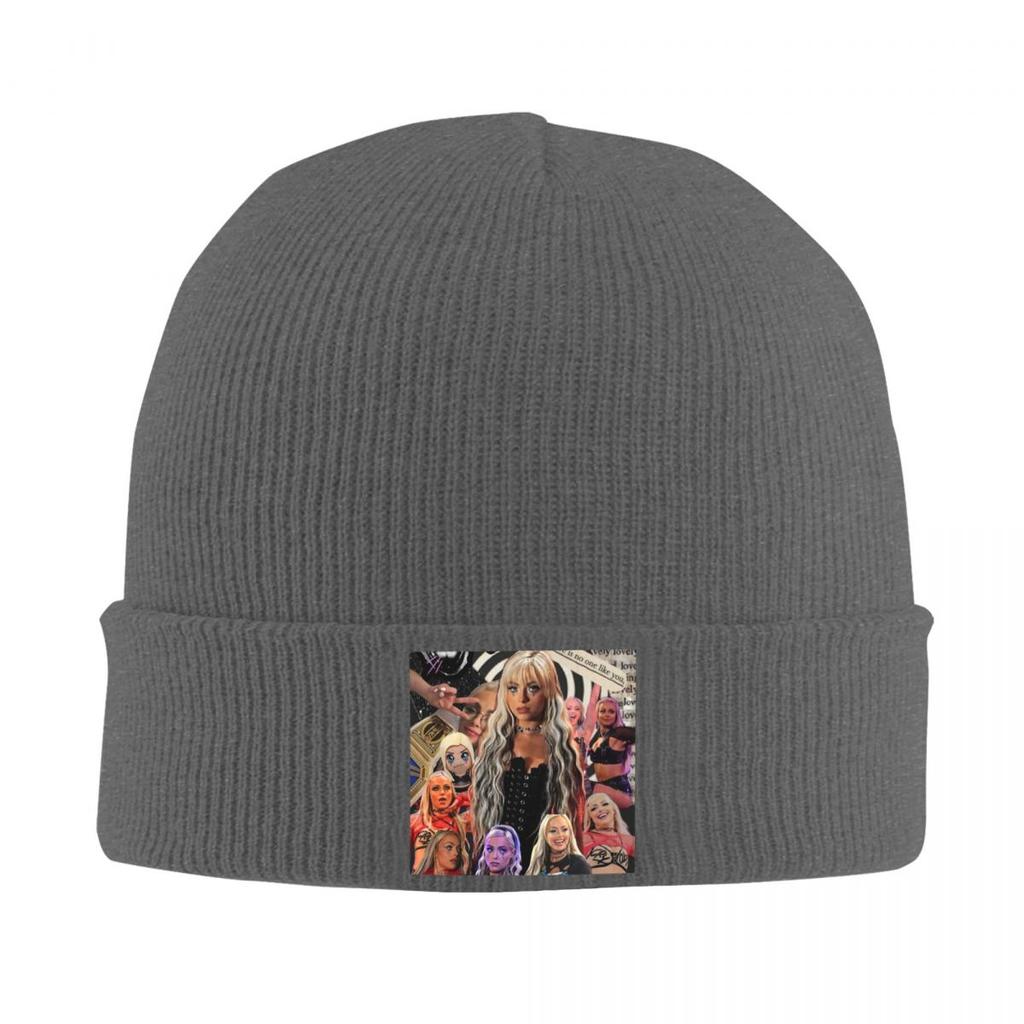Liv Morgan Warm Knitted Cap Fashion Bonnet Hat Autumn Winter Outdoor Beanies Hats for Unisex Adult