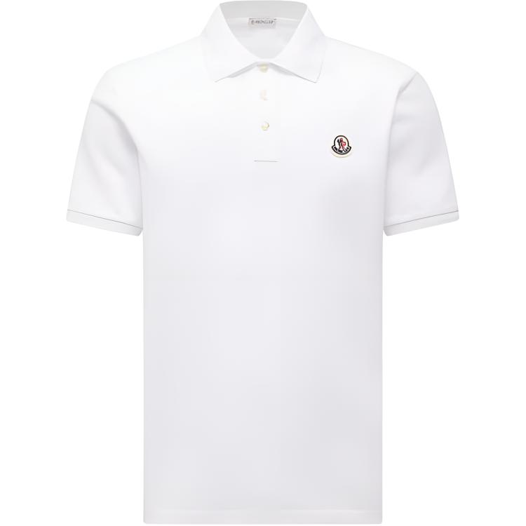 Moncler Logo Patch Short Sleeved Polo Shirt K20918A0001484556002