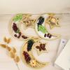 Elegant Eid Tray with Star and Moon Shape Eid Home Accessories Perfect for Eid Celebration and Home Decorations