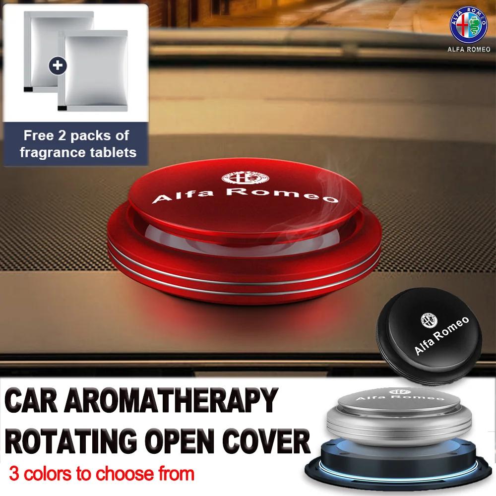 Pegatinas para Coche Para Alfa Romeo 1 Pieza Ambientador de Coche Metálico Ungüento Sólido Aromaterapia Accesorios para Automóvil Para Alfa Romeo Sportiva Du