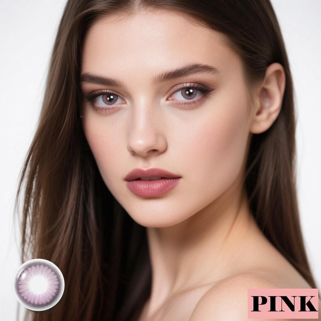 Color Contact Lenses With Soft Colored Lenses 1 Pair 14.2 Mm Natural Color Lenses for Vision Eye Lens