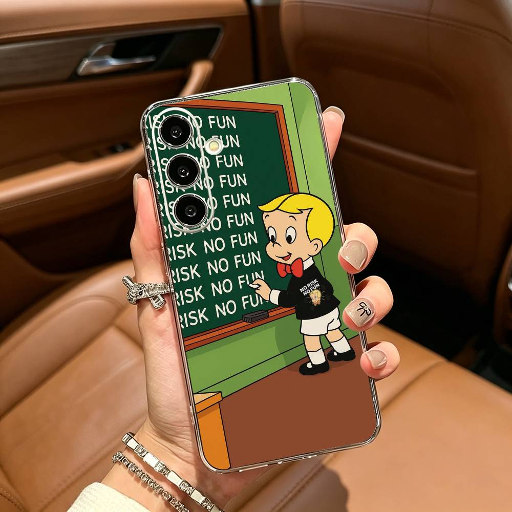 Money Boy R-Richie r-rich Phone Case For Samsung Galaxy A71,A70,A52,A51,A40,A30 Transparent Cover Samsung a70