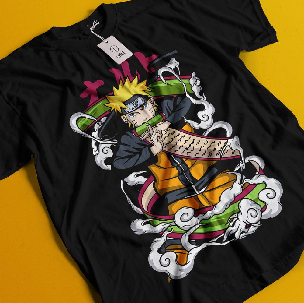 

Футболка Наруто Итачи Футболка Джирайя Футболка Мадара Какаши Хината Курама Аниме Футболка M