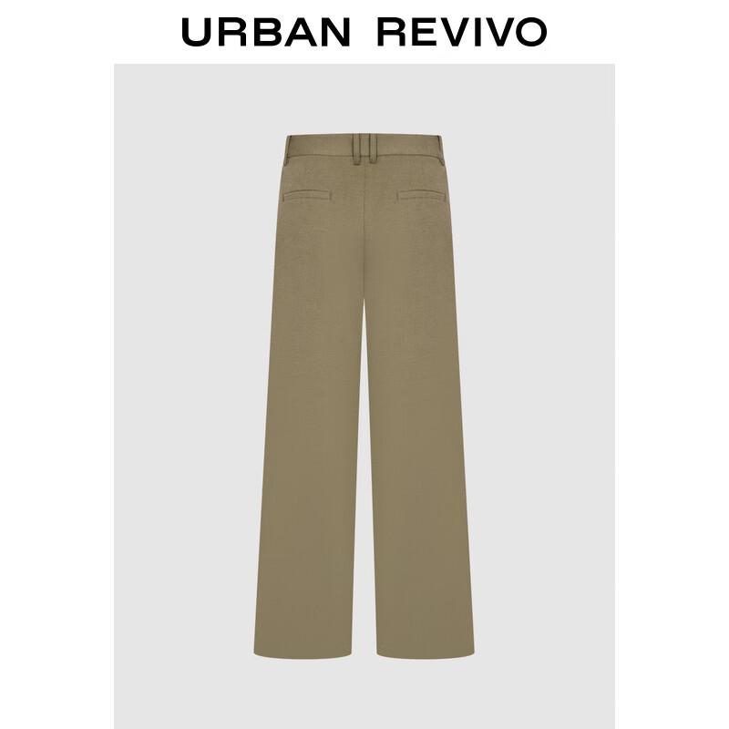 UR Women's High-Waisted Asymmetrical Pleated Wide-Leg Pants