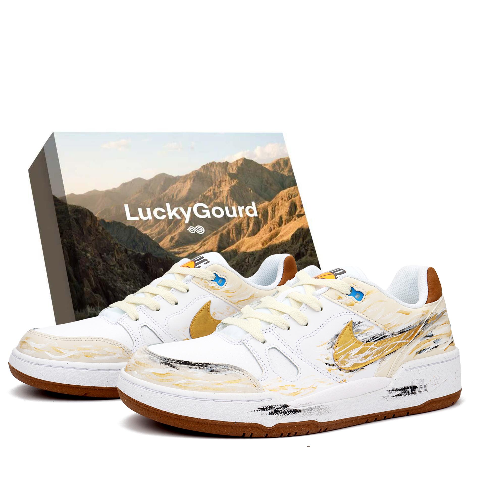 

Nike Full Force Osiris Abrasion Resistant Low top Skateboard Shoes Men s Gold HJ3485-121(Team900--SBOX) 45