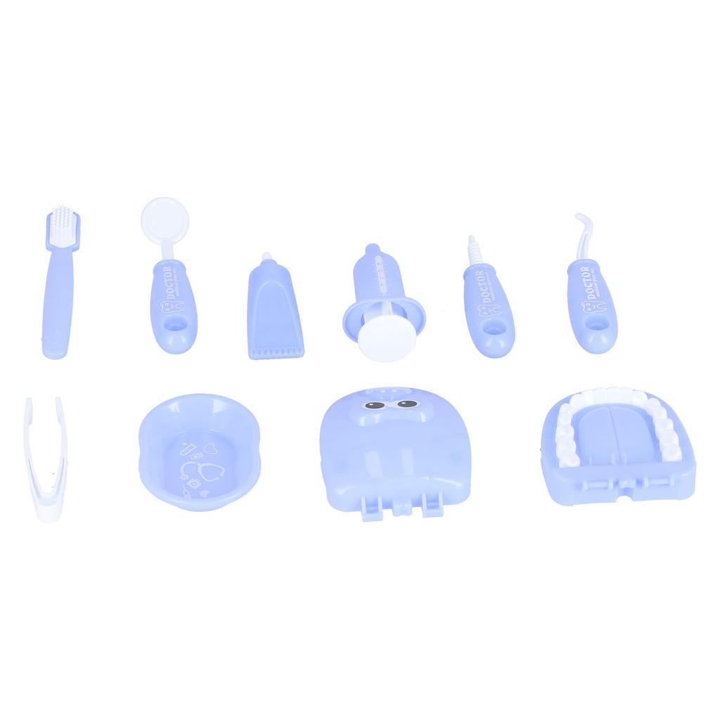 Children's Doctor Toy Set Simulation Dentist Play House Role Playing Medicine Box Stethoscope Children's Toy Set(Pink )