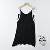 Women's Summer Modal Sleeveless Nightdress with Chest Pad - Breathable, Thin, Contrast Color