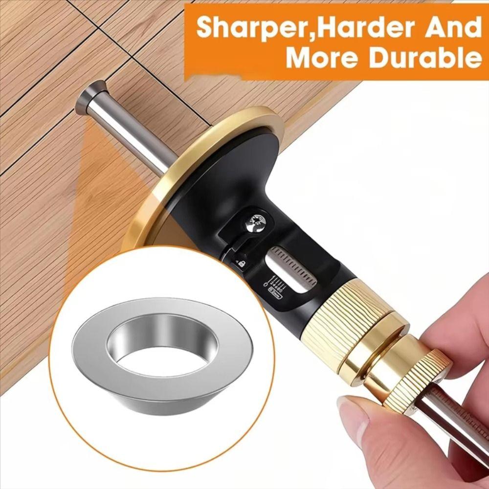 Cemented Carbide European Scriber Ruler Wheel Scribe Tool  For Parallel Lines Dovetail Joints
