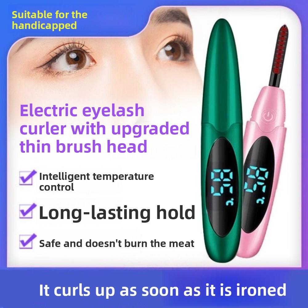 Fast Heating Heated Eyelash Curler Professional Rechargeable Ion Eyelash Curler  Makeup Tool