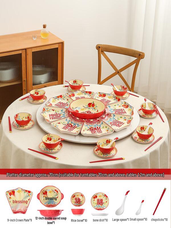 Naijiang Ceramic Family Dinnerware Set