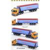 1/48 Truck Trailer Diecast Truck Model with 12 Wheels Diecast Toy