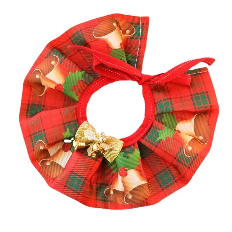 Haustier Weihnachten Feiertag Halsband Kätzchen Hund Schleife Glocke Schmuck Elch Lätzchen