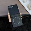 Luxury For Magsafe Carbon Fiber Magnetic Phone Case For Samsung Galaxy Z Flip 8 7 6 5 Wireless Charging Ultra Thin Bumper Cove