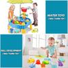 No Hole Bath Toys for Babies 6-12+ Months, Wind-up Swimming Ducks & Boat Bath Toys for Kids Ages 1-3, Baby Pool Toys Fishing Net Water Toys Watering