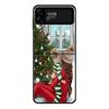 Christmas Tree Girl Gift Phone Case For Samsung Galaxy Z Flip Z Flip3 5G Z Flip4 Hard PC Matte Shell