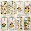 Cute Dog O-OHIGE No P-PON Phone Case For iPhone 17 16 16e 15 14 13 12 11 Mini Pro Max X XR 7 8 Air Plus Transparent Back Cover