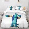 Copripiumino Monsters & Co. Boo con 2 Federe Kawaii Mike Sulley Set Biancheria da Letto Copripiumino Cartone Animato Senza Lenzuolo Sotto