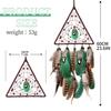 Handmade Boho Dream Catcher Triangle Wind Chimes Wall Hangings For Living Room Bedroom Birthday Christmas Gifts Home Decorations