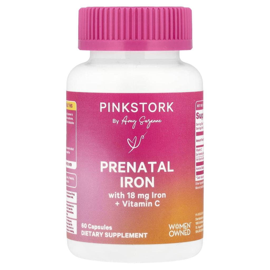 Iron with Vitamin C for Pregnant Women, 60 Capsules