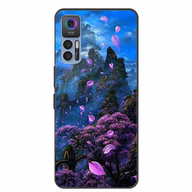For TCL 30 Plus Case Luxury Soft Silicone Back Cover Phone Case for TCL 30 SE Coque TCL 30 5G for TCL 30+ Protector T676J Fundas