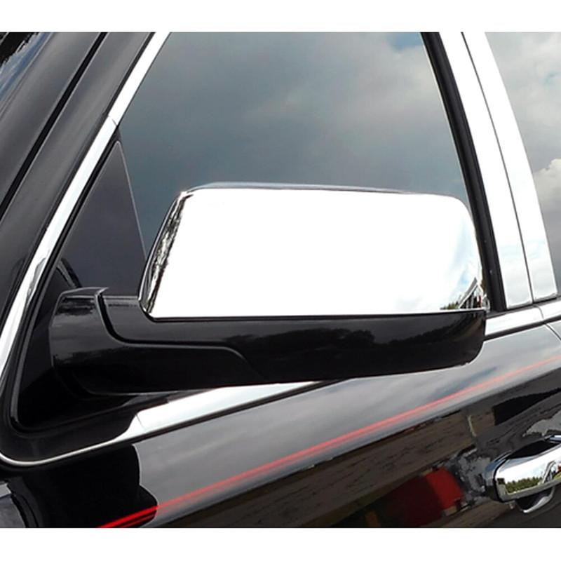 For Chevy Tahoe Suburban GMC Yukon 2015- ABS Car Replacement Rearview Side Mirror Cover Wing Cap Exterior Door Shell Trim