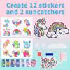 New 5D Laser Diamond Sticker, Diamond Painting Random Sticker, Children'S Cartoon Diy Crystal Diamond