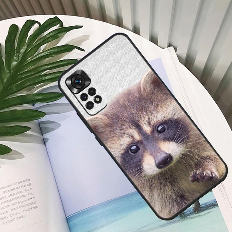 Funny little raccoon Funda For Xiaomi Redmi Note 13 10 11 12 14 15 Pro Plus Case For Redmi 15C 12C 13C 14C 10C 15