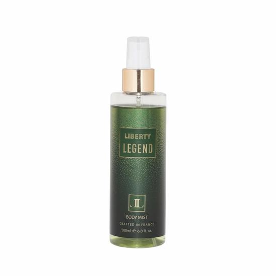 Liberty Luxury Legend Liquid Body Mist 200ml for Unisex Long Lasting Aquatic Fragrance Travel Friendly Perfume Body Spray Crafted in France