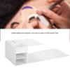Eyelash Extension Pillow Shelf, Acrylic Stand with Tweezers Rack for Beauty Bed