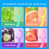 Creative Candy Color Double-Line Dental Floss Rod - Fruit Flavor Mint Carp Flip-Top Box - 10 Pieces Portable Pack