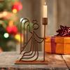 Candle Holder Iron Decorative Centerpiece Rustic Vintage Metal Candles Stand Holders for