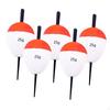 5 Brightly Colored Oval Shaped EVA Foam Fishing Buoys, High Buoyancy for Trout, Catfish, Bass And