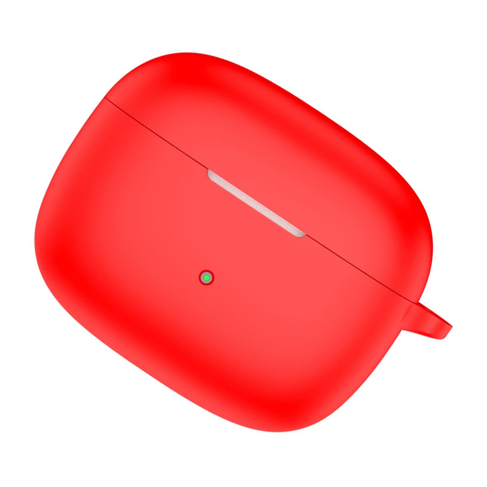 

Обновления Силиконовый чехол Ударопрочный защитный чехол Компактный силиконовый чехол для наушников Подходит для Bowers&Wilkins красный