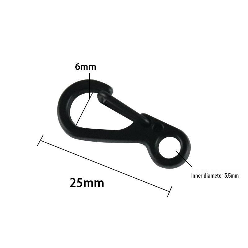 Classic SF-Style Mini Snap Hook: Quick Release Keychain and EDC Gear Keyring