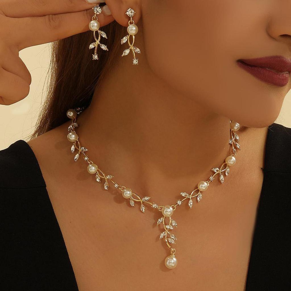 Latest Stylish Design Fancy Necklace Jewellery Set for Women