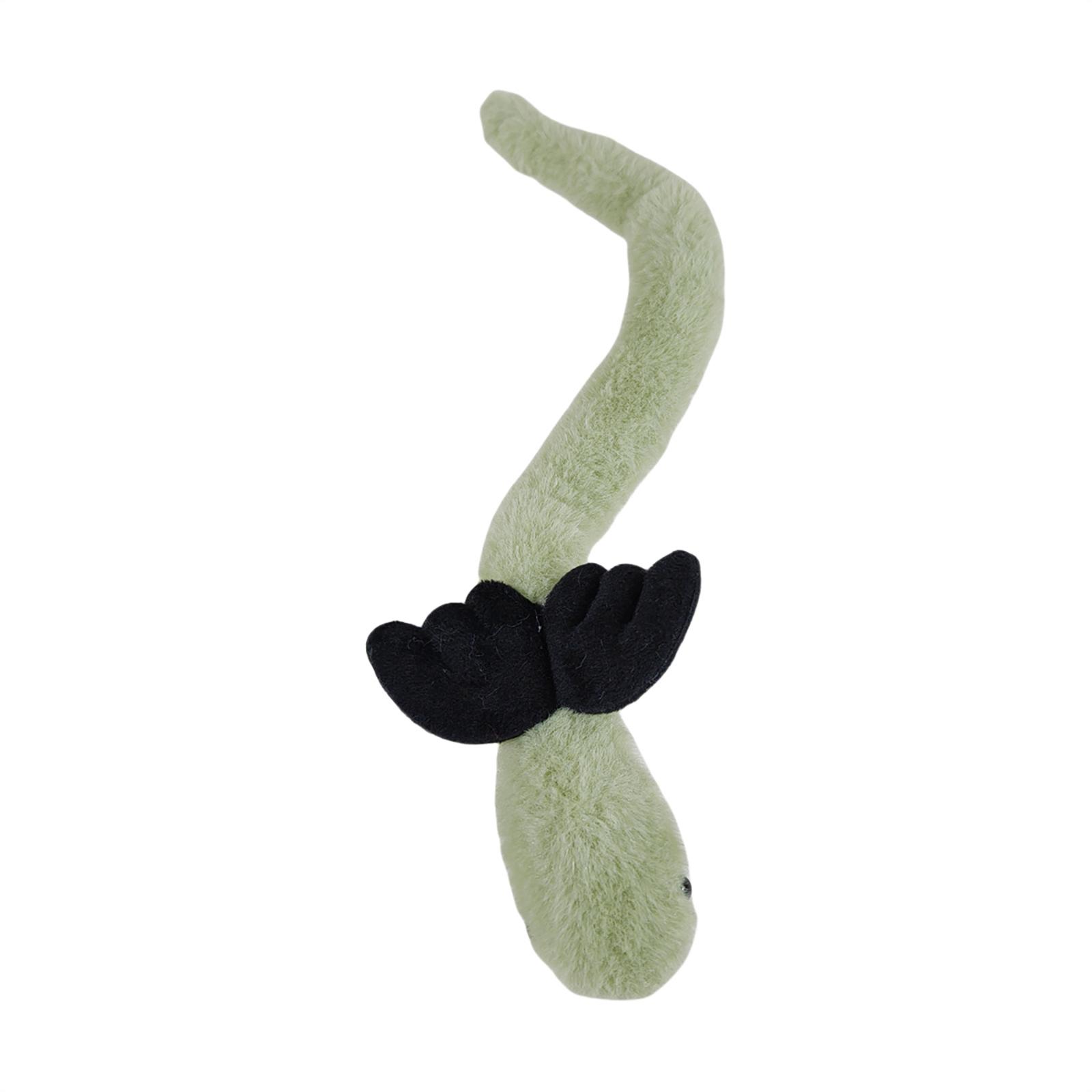 

Stuffed Animals Cartoon Snake New Year Mascots Toy Soft Snake with Wing 2025 Snake Mascots Photostudio Props
