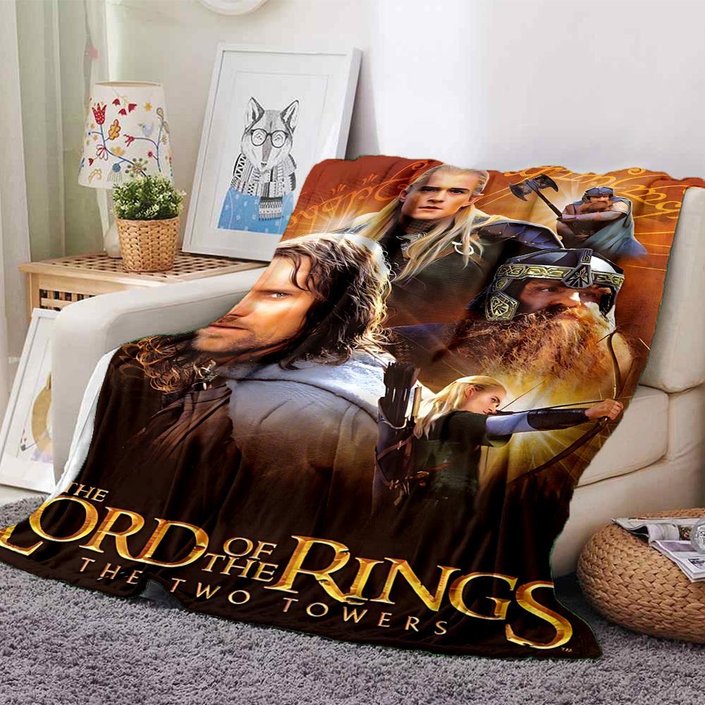 

1pc The Lord of the Rings The Two Towers Flannel Blanket Soft Warm Throw for Home, Office, Travel, All-Season Cozy Bedding GiftL1072 80cmx120cm(31inx47in)
