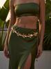 Metallic Butterfly Flower Waist Chain Women Sexy Bikini Belly Body Chain Summer Beach Vacation Jewelry Gifts