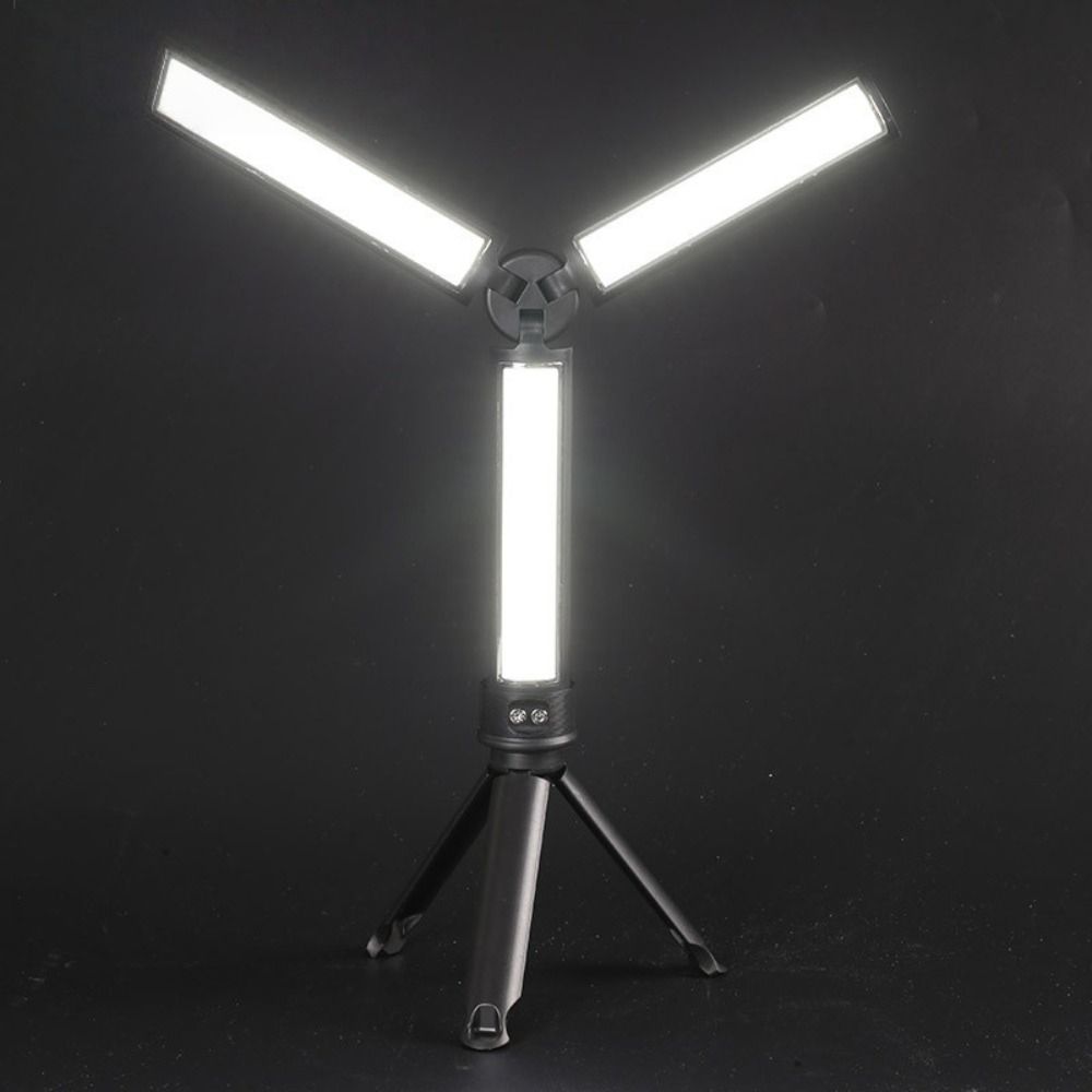 3 Colors Dimming Folding Work Lamp 162 LED Emergency Flashlight Car Service Lamp  Portable Outdoor