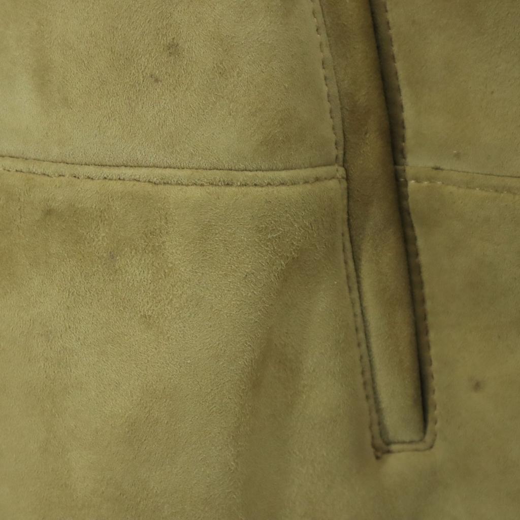 FIGARO Made in Bulgaria Long sleeve Mouton coat L Brown sheep fur Women Used