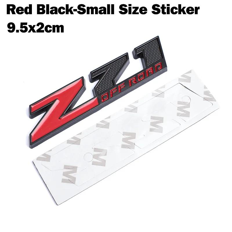 3D Metal Red Black Logo Z71 OFF ROAD Emblem Car Fender Badge Trunk Decal For Chevrolet Z71 OFF ROAD Sticker Accessories