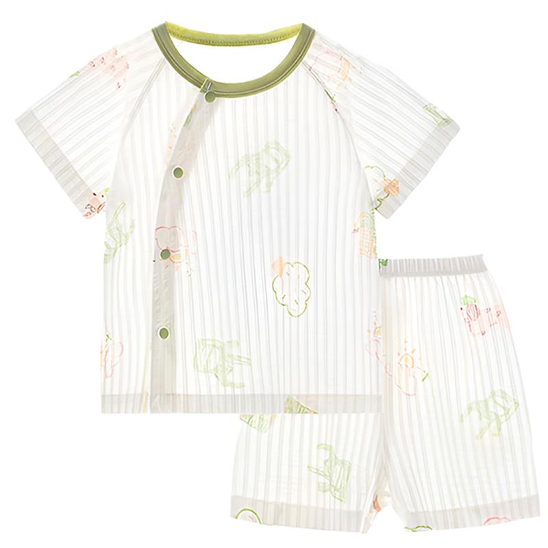 Youqi Baby Breathable Summer Short-Sleeve Set 80