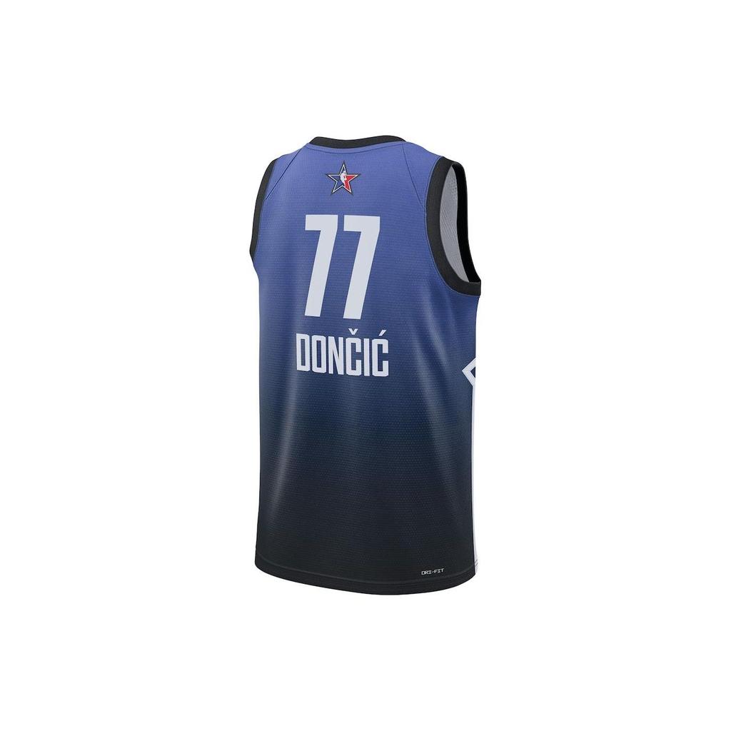 Jordan Luka Doncic NBA All-Star Fan Edition Jersey, Crew Neck Basketball Tank Top Men Tops Blue DX6328-505