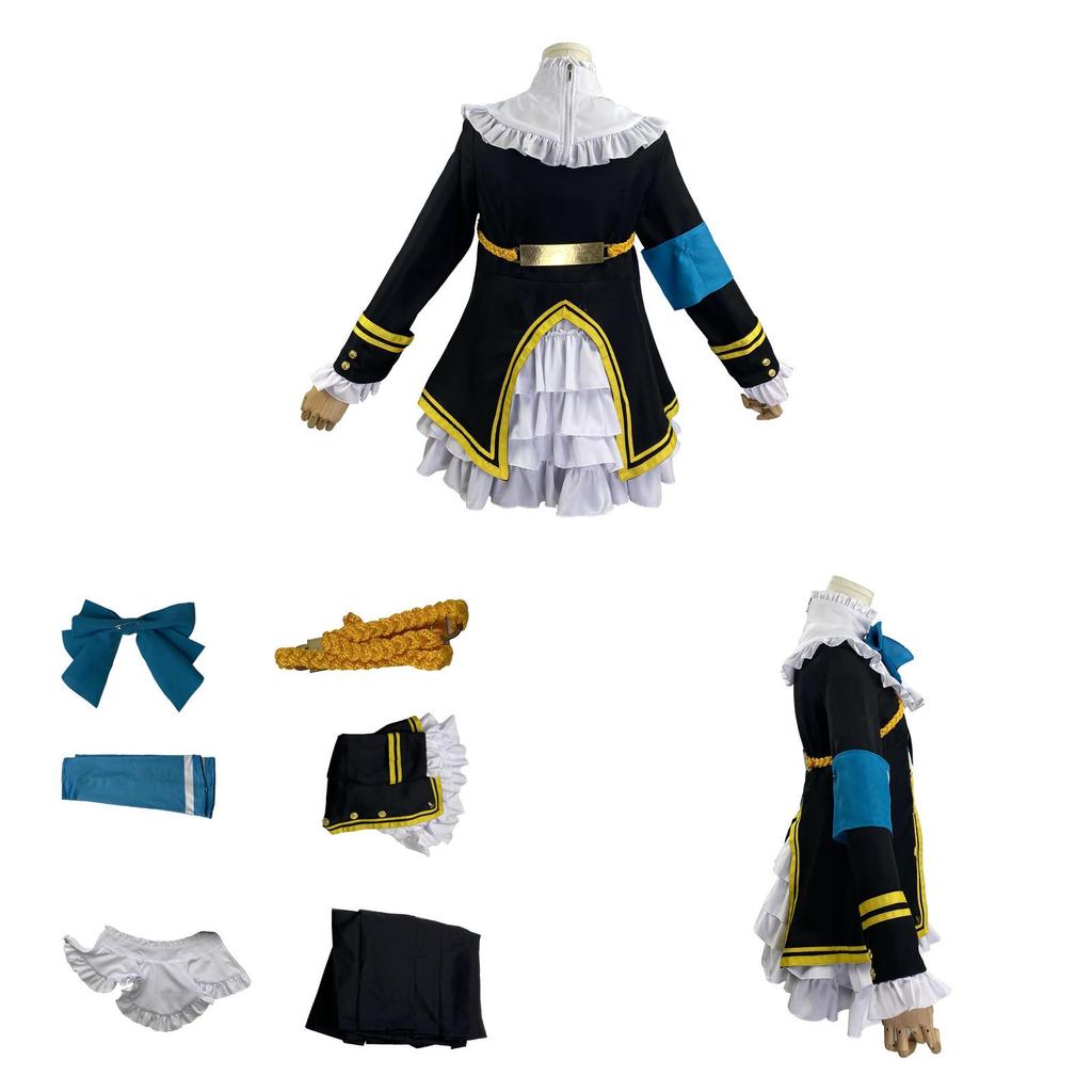 Pretty Derby Cosplay Suit With Blended Linen Fabric For Game Character Dressing
