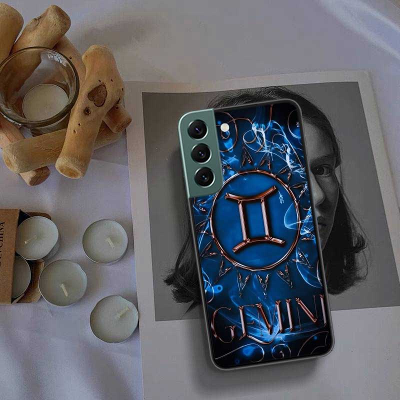 Libra Pisces Virgo Capricorn Aquarius Taurus Phone Case For Samsung S25 Edge S24 FE Galaxy S22 Ultra S21 Plus S20 S23 S10 Plus C